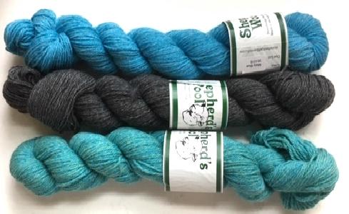 Turquoise Shepherd's Wool Worsted Weight Yarn